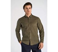 Langarmhemd LINDBERGH "Cordhemd Relaxed Fit", Herren, Gr. L, Normalgrößen, army, Obermaterial: 100% Baumwolle, Hemden (25012202-L) army