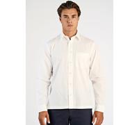 Langarmhemd LINDBERGH "Freizeithemd (Langarm) Regular Fit", Herren, Gr. M, Normalgrößen, weiß, Obermaterial: 100% Baumwolle, Hemden (24458713-M) weiß