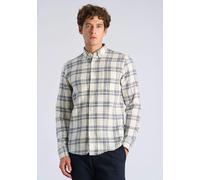 Langarmhemd LINDBERGH "Freizeithemd (Langarm) Regular Fit", Herren, Gr. XXL, Normalgrößen, beige (blau), Obermaterial: 100% Baumwolle, Hemden (71601662-XXL) blau