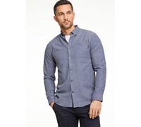 Lindbergh Relaxed Fit Hemd blau, Melange