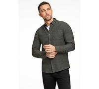 Langarmhemd LINDBERGH "Freizeithemd (Langarm) Relaxed Fit", Herren, Gr. XL, Normalgrößen, grün (army), Obermaterial: 100% Baumwolle, Hemden (95261959-XL) army