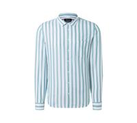 Langarmhemd MAERZ MUENCHEN "Maerz Muenchen 721801 Langarmhemd Herren Bekleidung", Herren, Gr. 43/44, EURO-Größen, tuerkis, 100% Baumwolle, Hemden (26102900-44) tuerkis