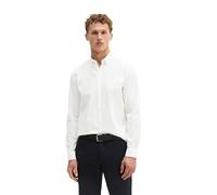 Button down collar, long sleeves WHITE S WHITE