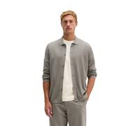 Langarmhemd MARC O'POLO "aus Bio-Baumwolle und TENCEL™ Lyocell", Herren, Gr. L, Normalgrößen, graphite dust, Obermaterial: 75% Baumwolle, 25% Lyocell, unifarben, regular fit normal, Hemden (63968201-L