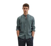 Langarmhemd MARC O'POLO "aus reinem Leinen", Herren, Gr. 3XL, Normalgrößen, skipping stone, Obermaterial: 100% Leinen, unifarben, regular fit normal, Doppelmanschette, Hemden (84783539-XXXL) skipping 
