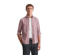 Langarmhemd MARC O'POLO "aus reiner Bio-Baumwolle", Herren, Gr. XXL, Normalgrößen, violet mauve, Obermaterial: 100% Baumwolle, unifarben, figurbetont normal, Doppelmanschette, Hemden (10021340-XXL) vi