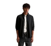 Langarmhemd MARC O'POLO DENIM "relaxed fit aus reiner Bio-Baumwolle", Herren, Gr. XL, N-Gr, schwarz, Jersey, Obermaterial: 100% Baumwolle, relaxed fit normal, 2-Knopf-Manschette, Hemden (35862901-XL)