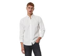 Button down collar, long sleeves WHITE L WHITE