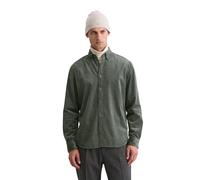 Marc O'Polo Regular Fit Freizeithemd aus reiner Baumwolle in Graphit, Größe L