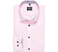 Langarmhemd MARVELIS, Herren, Gr. 40, N-Gr, rosa (altrose), Web, Obermaterial: 100% Baumwolle, schmal normal, Manschette, Hemden, Businesshemd, New York Kentkragen, bügelleicht (92884049-40) altrose