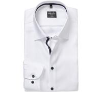 Marvelis Body Fit Hemd weiss, Einfarbig