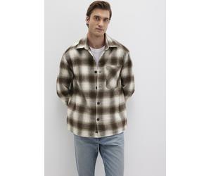 Langarmhemd MAVI "CHECK SHIRT", Herren, Gr. S, US-Größen, thyme check, 86% Acryl, 7% Baumwolle, 6% Polyester, 1% Wolle, kariert, loose fit normal, eng normaler Saum, Hemden, Karo Hemd (93082829-S) thy