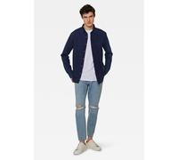 Langarmhemd MAVI "CHECK SHIRT", Herren, Gr. XL, US-Größen, blau (indigo check), Stoff, 100% Baumwolle, kariert, normal normal, ohne Ausschnitt, mit Knöpfen 1-Knopf-Manschette, Hemden, Karohemd (957569