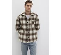 Langarmhemd MAVI "CHECK SHIRT", Herren, Gr. XXL, US-Größen, thyme check, 86% Acryl, 7% Baumwolle, 6% Polyester, 1% Wolle, kariert, loose fit normal, eng normaler Saum, Hemden, Karo Hemd (93082829-XXL)