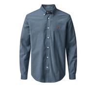 Langarmhemd MCS "MCS Shirt Greg", Herren, Gr. L, Normalgrößen, schwarz sapphire, Obermaterial: 97% Baumwolle, 3% Elasthan, Hemden (66258635-L) schwarz sapphire