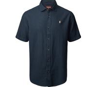 Langarmhemd MCS "MCS shirt MCFort Worth", Herren, Gr. XXL, Normalgrößen, schwarz sapphire, Obermaterial: 55% Leinen, 45% Baumwolle, Hemden (32392405-XXL) schwarz sapphire