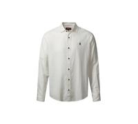 Langarmhemd MCS "MCS shirt MCGrand Prairie", Herren, Gr. L, Normalgrößen, weiß, Obermaterial: 55% Leinen, 45% Baumwolle, Hemden (99095553-L) weiß