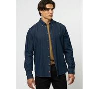 Langarmhemd MCS "MCS Shirt Tim", Herren, Gr. XXL, Normalgrößen, schwarz denim, Obermaterial: 100% Baumwolle, Hemden (45827129-XXL) schwarz denim