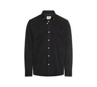 Langarmhemd mit Brusttasche Blau L