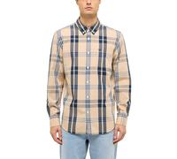 Langarmhemd MUSTANG "Herren Style Chester", Herren, Gr. XL, US-Größen, bunt 12858, Web, 100% Baumwolle, kariert, regular fit, Hemden Langarmhemd (39413903-XL)
