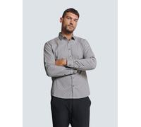 No Excess Shirt Stretch Allover Printed Blueberry Größe: XXXL | Casual hemden Outlet | Herren | Blau
