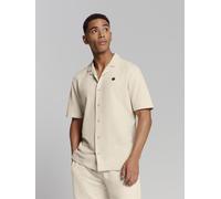 Langarmhemd NO EXCESS "No Excess Jersey-Hemd", Herren, Gr. 3XL, Normalgrößen, beige (beigemeliert), 73% Baumwolle, 27% Polyester, regular fit, Hemden (10445424-XXXL) beigemeliert