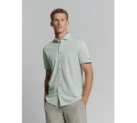 Langarmhemd NO EXCESS "No Excess Jersey-Hemd", Herren, Gr. XL, Normalgrößen, grün (mint), 60% Viskose, 35% Nylon, 5% Elasthan, regular fit, Hemden (11689748-XL) mint