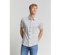 Langarmhemd NO EXCESS "No Excess Jersey-Hemd", Herren, Gr. XXL, Normalgrößen, beige (ecru), 100% Baumwolle, regular fit, Hemden (40625508-XXL) ecru