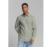 Langarmhemd NO EXCESS "No Excess Leinenhemd", Herren, Gr. XXL, Normalgrößen, grün (pastellgruen), 55% Leinen, 45% Baumwolle, regular fit, Hemden (47536031-XXL) pastellgruen