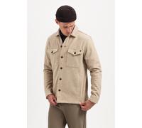 No Excess - Overshirt Button Closure Melange khaki - Gr. - XXL
