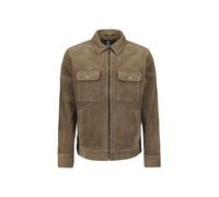 Langarmhemd NO EXCESS "No Excess Overshirt aus geripptem Cord", Herren, Gr. XXL, Normalgrößen, taupe, 98% Baumwolle, 2% Elasthan, regular fit, Hemden (20110322-XXL) taupe