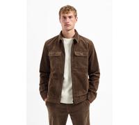Langarmhemd NO EXCESS "No Excess Overshirt aus geripptem Cord", Herren, Gr. XXL, Normalgrößen, taupe, 98% Baumwolle, 2% Elasthan, regular fit, Hemden Langarmhemd (20110322-XXL)