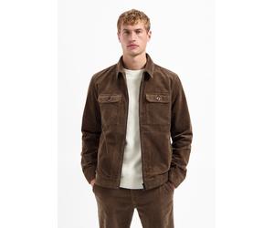 Langarmhemd NO EXCESS "No Excess Overshirt aus geripptem Cord", Herren, Gr. XXL, Normalgrößen, taupe, 98% Baumwolle, 2% Elasthan, regular fit, Hemden (20110322-XXL) taupe