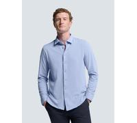 No Excess Piqué-Hemd von Timeless Basics Herren Regular Fit Baumwolle blau, M