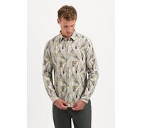 No Excess - Shirt Allover Printed Fine Corduroy light moss - Gr. - XXL