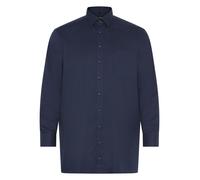 Langarmhemd OLYMP "Big & Tall", Herren, Gr. 50, N-Gr, marine, Web, Obermaterial: 100% Baumwolle, unifarben, comfort fit, 2-Knopf-Manschette verstellbar, Hemden, Neue COMFORT FIT BIG Kollektion, Busine