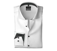 Langarmhemd OLYMP "Big & Tall", Herren, Gr. 52, N-Gr, weiß, Web, Obermaterial: 100% Baumwolle, comfort fit normal, 2-Knopf-Manschette, Hemden, Neue COMFORT FIT BIG Kollektion, New-Kentkragen, Business