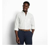 OLYMP Langarmhemd Casual – Regular Fit – 100% Baumwolle – Weiß – Herren Gr. L