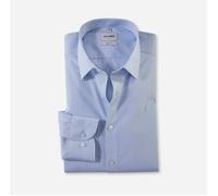 OLYMP Hemd Herren Slim Fit Langarm Baumwoll-Stretch blau, 38