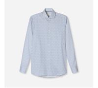 Langarmhemd OLYMP "Level 5", Herren, Gr. 43, Verlängerter Arm, weiß, Web, Obermaterial: 97% Baumwolle, 3% Elastolefin, Hemden, Royal-Kentkragen, body fit, Businesshemd, extra langer Arm (15536048-43)