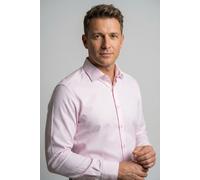 Langarmhemd OLYMP "Level Five body fit", Herren, Gr. 38, N-Gr, rose, Web, Obermaterial: 97% Baumwolle, 3% Elastolefin, Basic schmal, 2-Knopf-Manschette, Hemden (68491961-38) rose