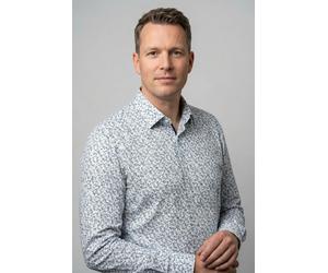 Langarmhemd OLYMP "Level Five", Damen, Gr. 43, Verlängerter Arm, weiß, Web, Obermaterial: 100% Baumwolle, normal, 2-Knopf-Manschette, Hemden, Businesshemd, body fit, Kentkragen, extra langer Arm (8103