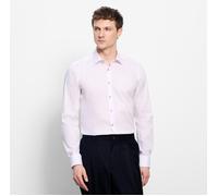Langarmhemd OLYMP "Level Five", Herren, Gr. 39, N-Gr, pink, Web, Obermaterial: 97% Baumwolle, 3% Elastolefin, körpernah normal, 2-Knopf-Manschette, Hemden, Businesshemd, Kentkragen, body fit (41872519