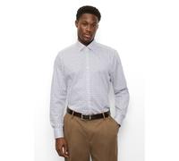 Langarmhemd OLYMP "Level Five", Herren, Gr. 39, N-Gr, weiß, Web, Obermaterial: 97% Baumwolle, 3% Elastolefin, normal, 2-Knopf-Manschette, Hemden Langarmhemd, Businesshemd, body fit, New York Kentkrage