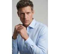 Businesshemd OLYMP "OLYMP Level Five, body fit, Kent", Herren, Gr. 44, Normaler Arm, bleu, 97% Baumwolle, 3% Elastolefin, Hemden (73962556-44) bleu