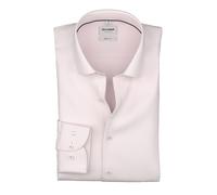 Langarmhemd OLYMP "Level Five", Herren, Gr. 44, N-Gr, rose, Web, Obermaterial: 97% Baumwolle, 3% Elastolefin, normal, 2-Knopf-Manschette, Hemden Langarmhemd, Under-Button-down-Kragen, Businesshemd, bo