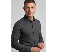 OLYMP Herren Businesshemd Langarm Luxor.24.Seven,Single Jersey,modern fit,New Kent,anthrazit 67,44