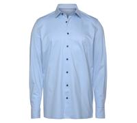 OLYMP Luxor Modern Fit Jerseyhemd hellblau, Einfarbig