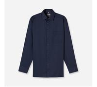 OLYMP Herren Oberhemd Langarm Luxor,Jacquard,466 Comfort Fit 20,13 New Kent,Nachtblau 14,39