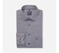 Langarmhemd OLYMP "Luxor", Damen, Gr. 42, N-Gr, aubergine, Web, Obermaterial: 100% Baumwolle, gemustert, normal, 2-Knopf-Manschette, Hemden (30885211-42) aubergine